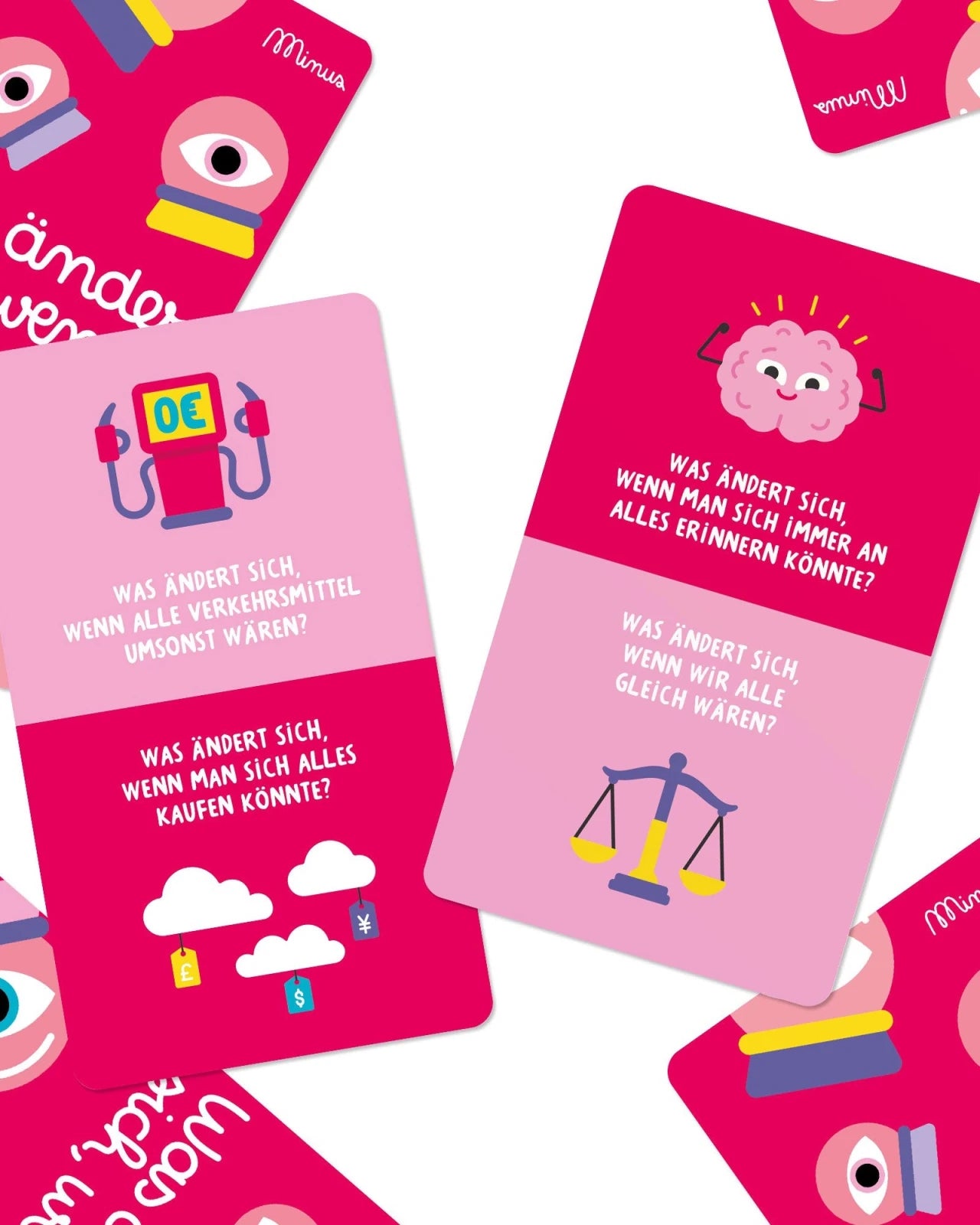 Minus éditions - WAS ÄNDERT SICH, WENN … Fragespiel - ROSA ECK