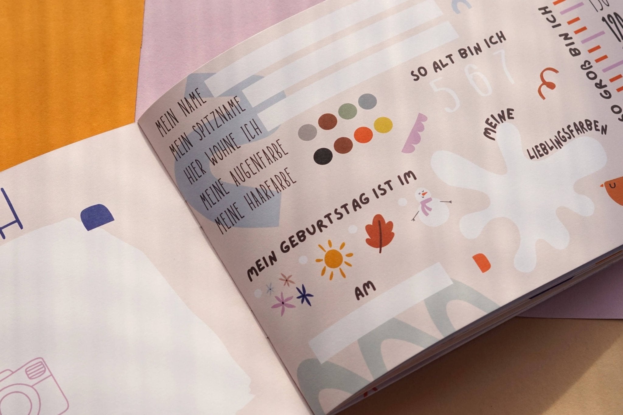 Modern Kids Art - Erinnerungsalbum • Colorful - ROSA ECK