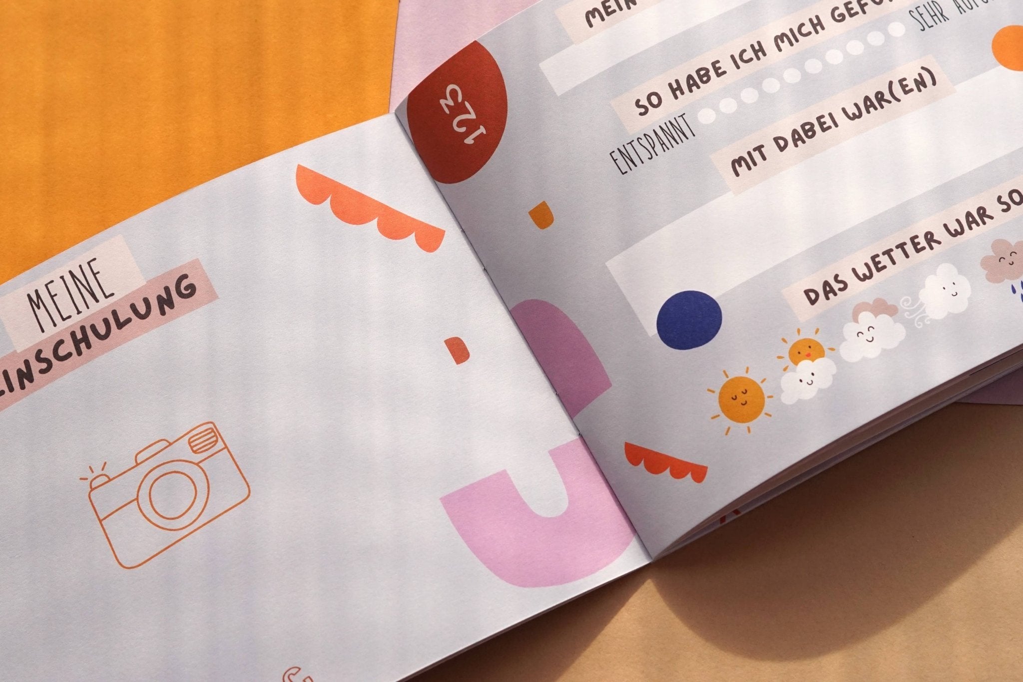 Modern Kids Art - Erinnerungsalbum • Colorful - ROSA ECK
