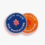 moodie - Waschbare Stilleinlagen (3er - Set) • Flowerempower - ROSA ECK