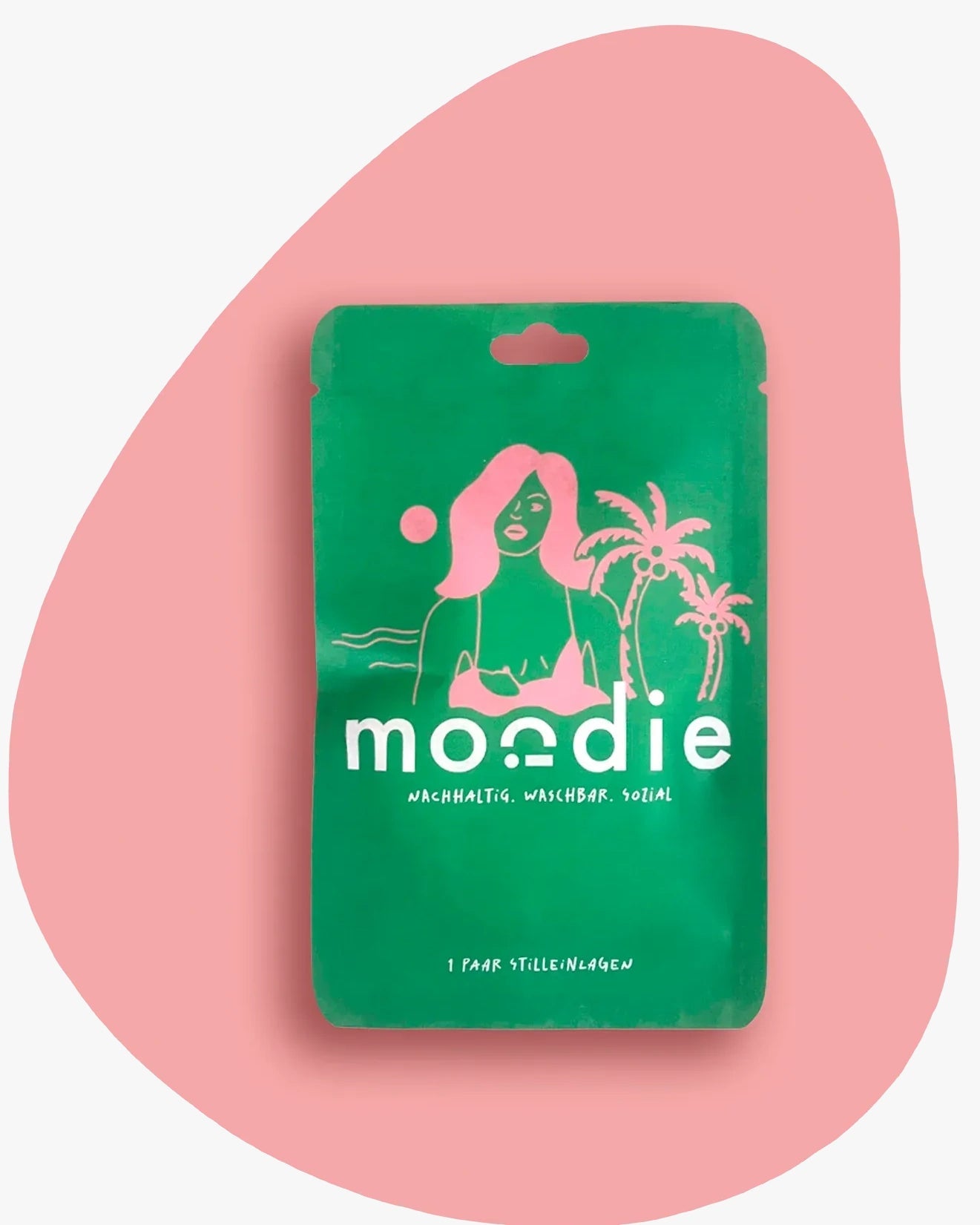 moodie - Waschbare Stilleinlagen • Itty Bitty Titty Club - ROSA ECK