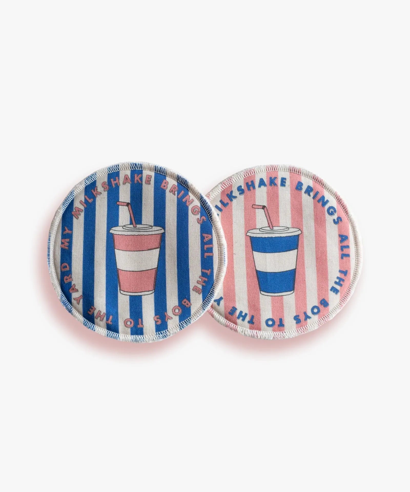 moodie - Waschbare Stilleinlagen • Milkshake - ROSA ECK