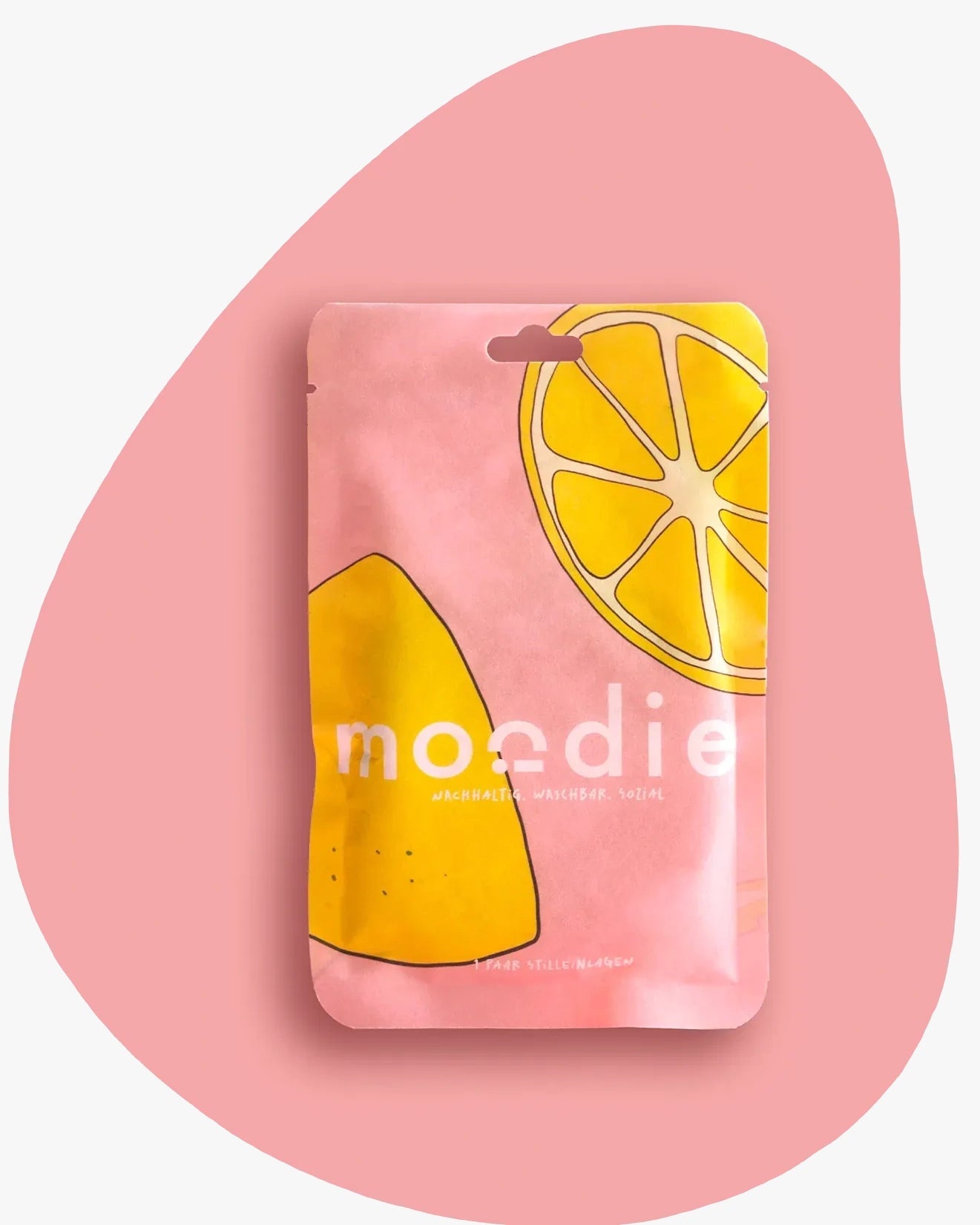 moodie - Waschbare Stilleinlagen • Squeeze it - ROSA ECK