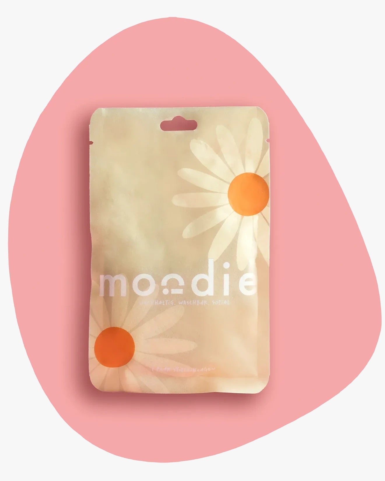moodie - Waschbare Stilleinlagen • Strong Mama - ROSA ECK