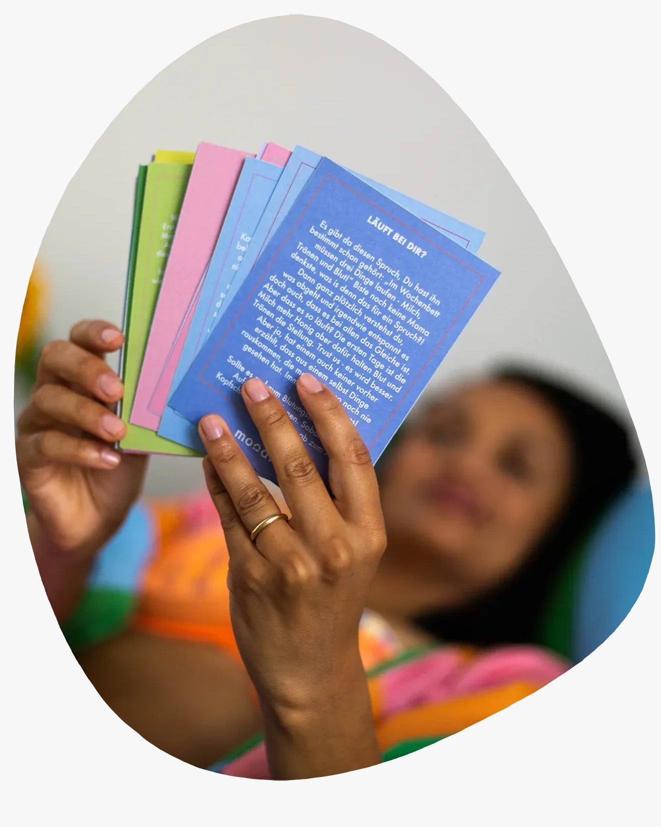 moodie - Wochenbett Karten - Set • Empowerment Cards - ROSA ECK