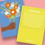 moodie - Wochenbett Karten - Set • Empowerment Cards - ROSA ECK
