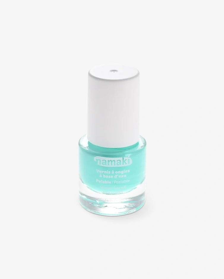 Namaki Cosmetics - Abziehbarer Kinder - Nagellack • Wassergrün (D.37) - ROSA ECK