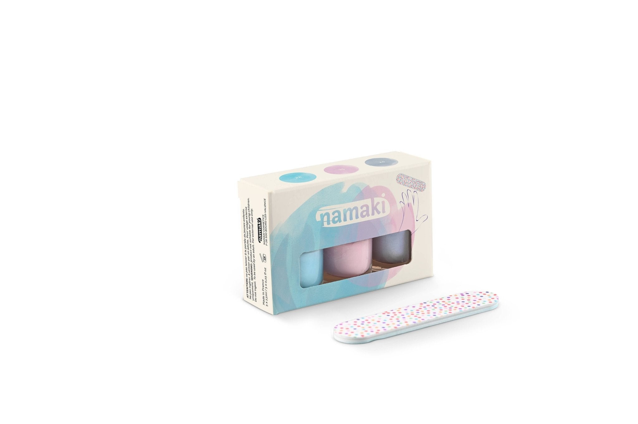 C.0 -Nagellack-Set, 3 Stück, Frosted Blue, Pale Pink, Blue Silver - ROSA ECK Concept Store