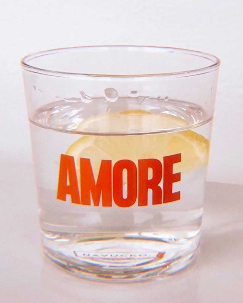 Navucko - AMORE Trinkglas - Trinkglas - ROSA ECK - , ,