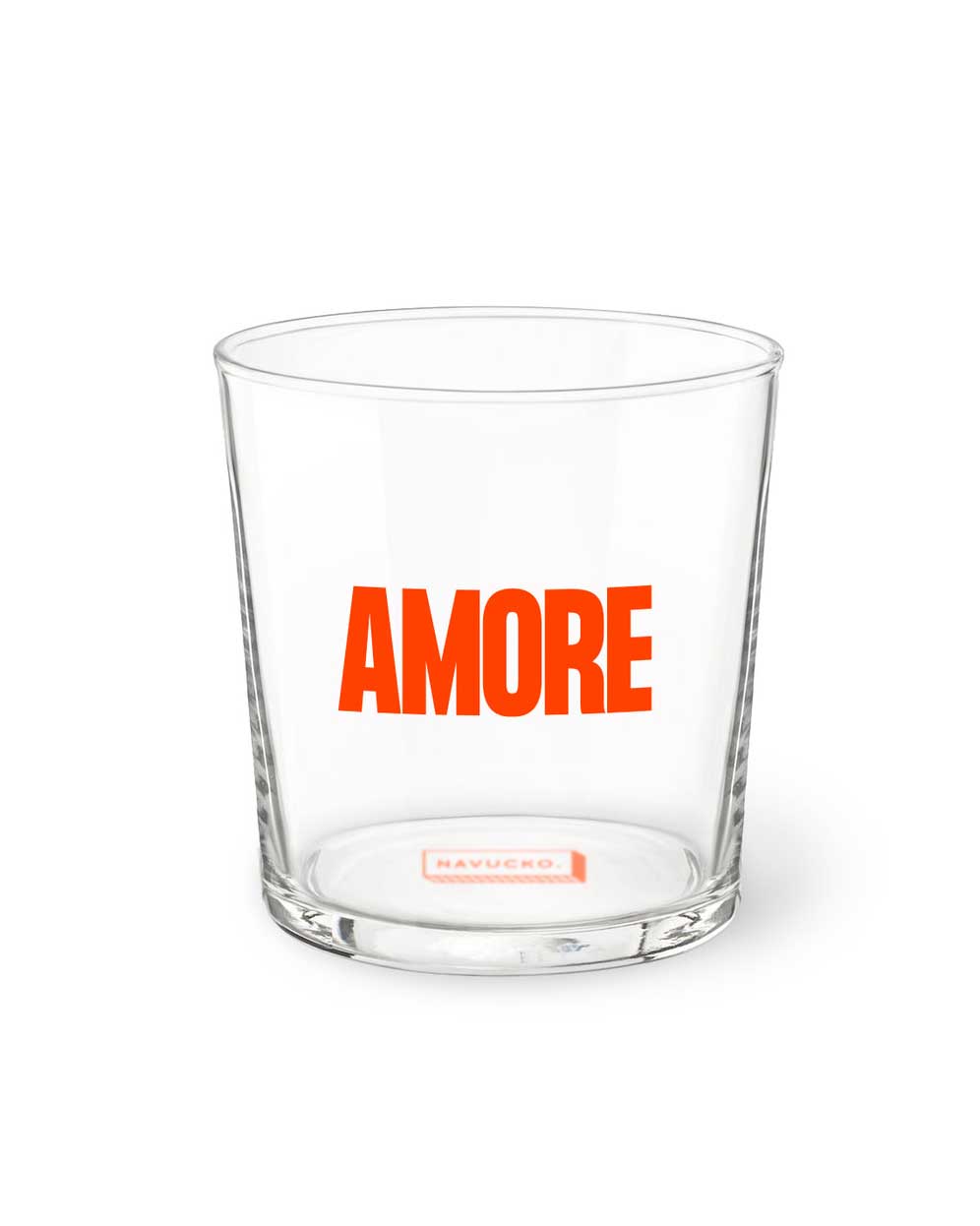 Navucko - AMORE Trinkglas - Trinkglas - ROSA ECK - , ,