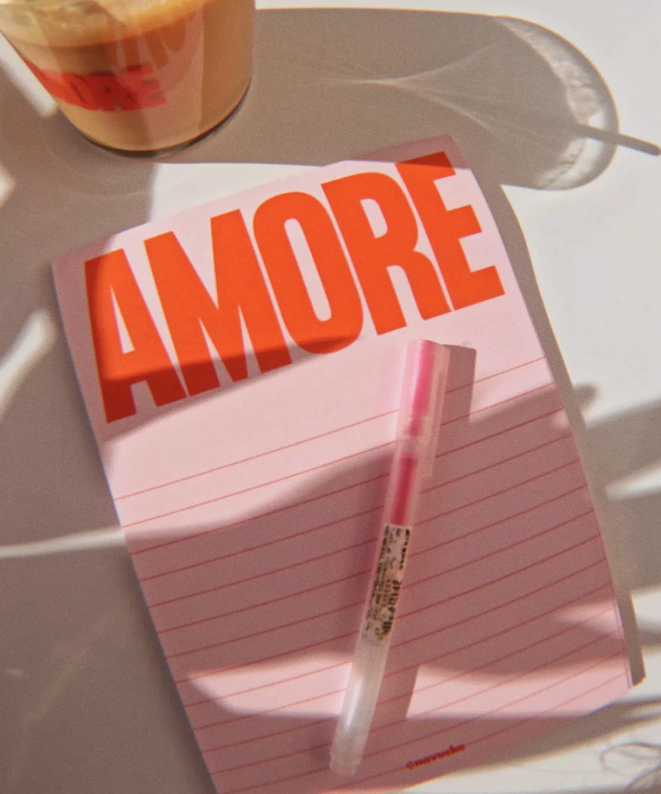 Navucko - Navucko AMORE Notizblock DIN A5 • Rosa - Notizblock - ROSA ECK Concept Store