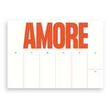 Navucko - Wochenplaner AMORE, DIN A4 - Terminplaner - ROSA ECK - , ,
