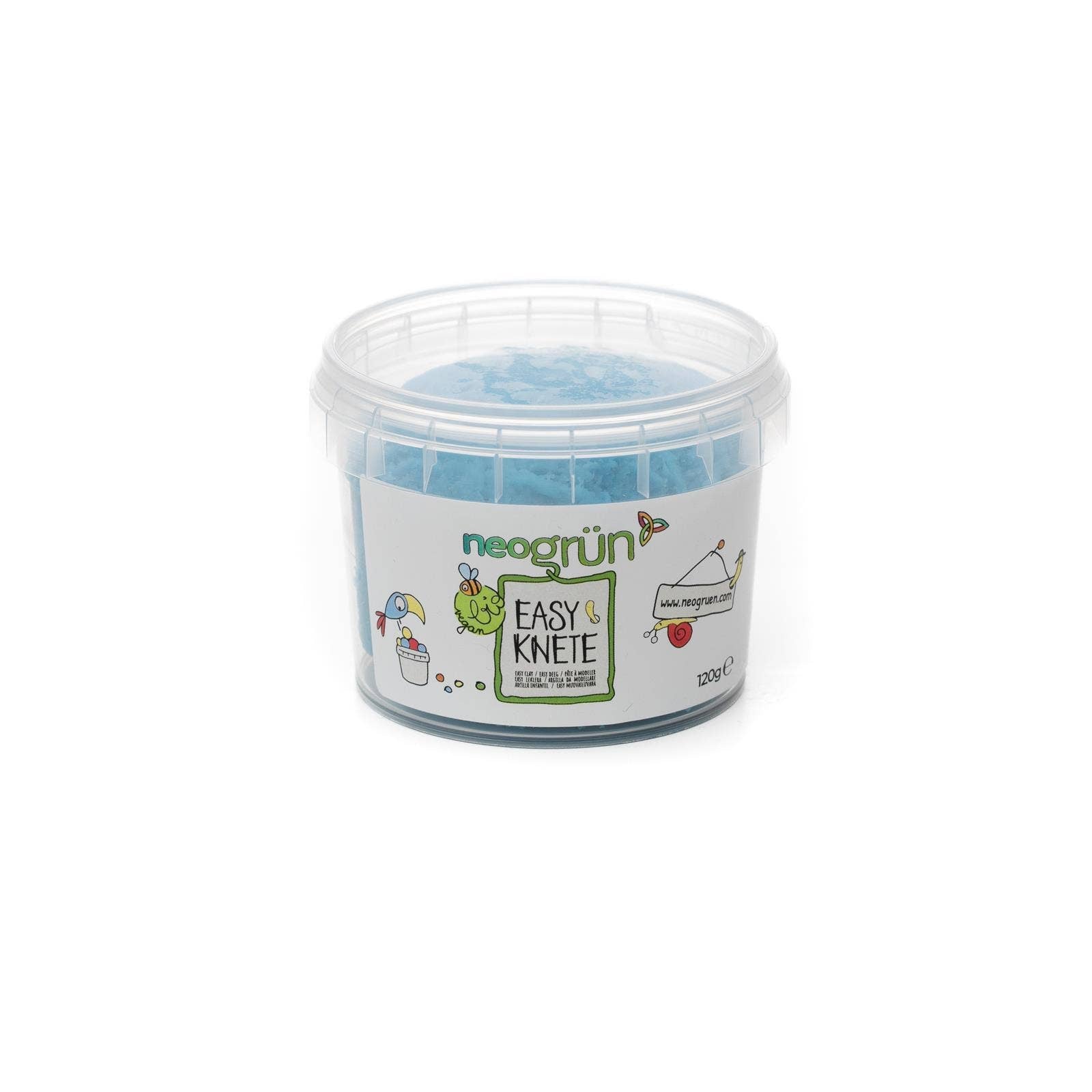 NEOGRÜN - Bio - Easy - Knete vegan (120 g) | Blau - ROSA ECK - , ,