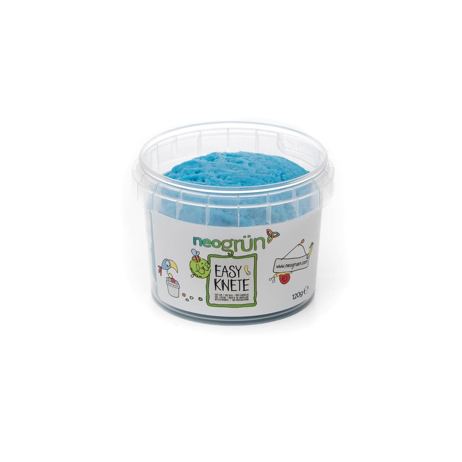 NEOGRÜN - Bio - Easy - Knete vegan (120 g) | Blau - ROSA ECK