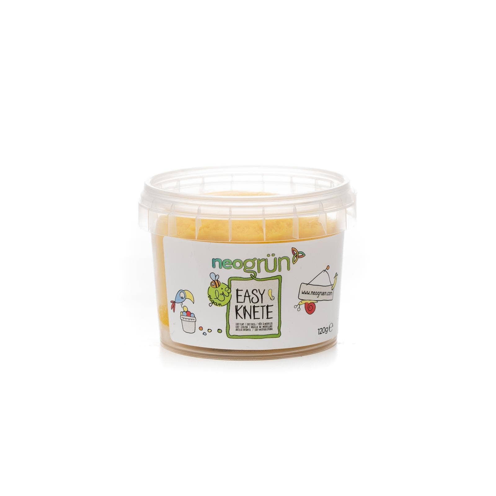 NEOGRÜN - Bio - Easy - Knete vegan (120 g) | Gelb - ROSA ECK