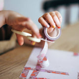 nuukk - SOMMER Washi Tape - ROSA ECK - 1 - 5 €, Lila,