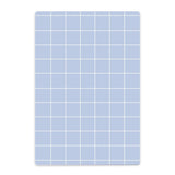 nuukk - GRID HIMMELBLAU Frühstücksbrettchen - ROSA ECK - Andrea Hild, Blau, Brett