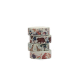 nuukk - HAUSTIERE Washi Tape - ROSA ECK - 1 - 5 €, Rosa, Tiere