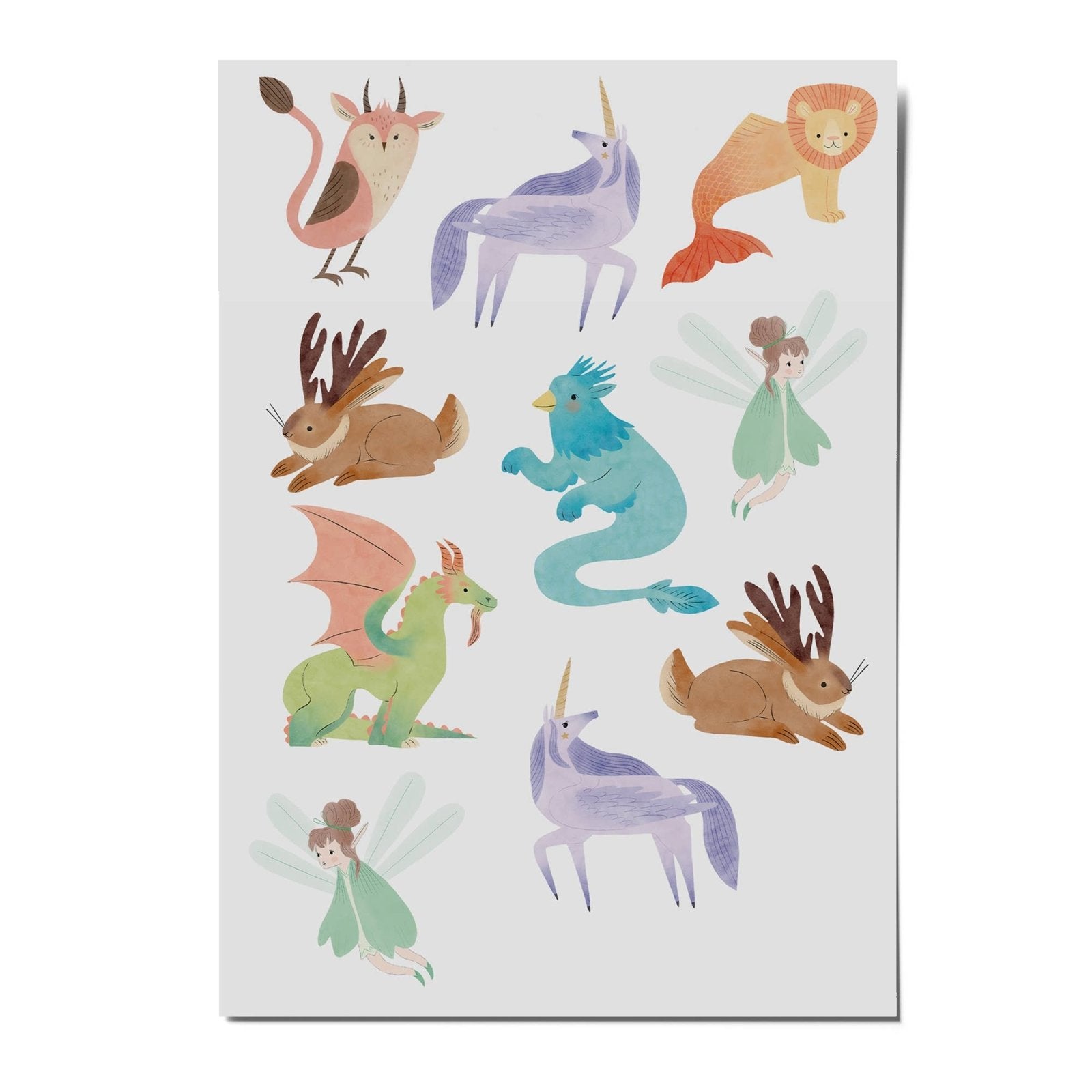 nuukk - Kindertattoos • Einhorn - ROSA ECK