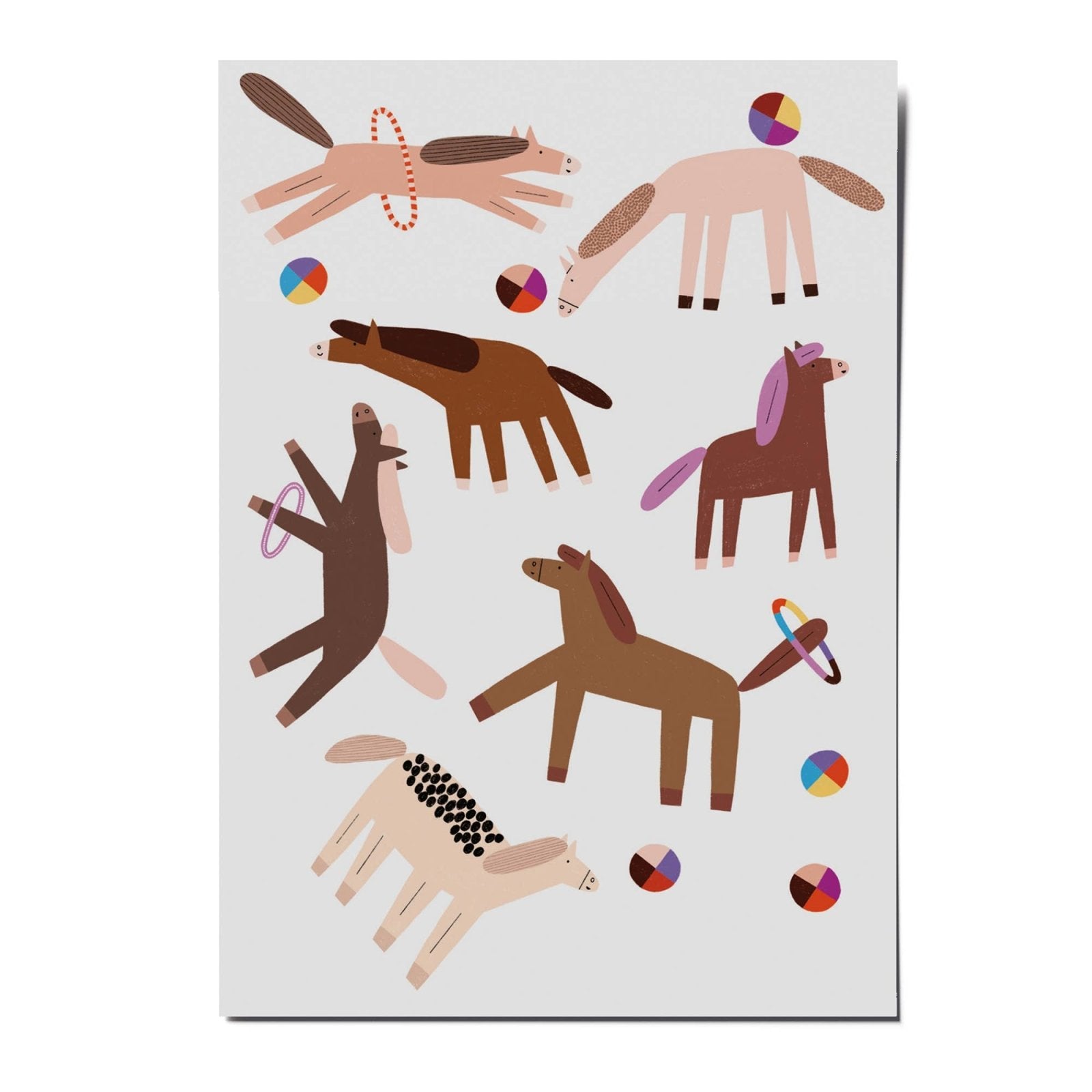 nuukk - Kindertattoos • Pferde - ROSA ECK