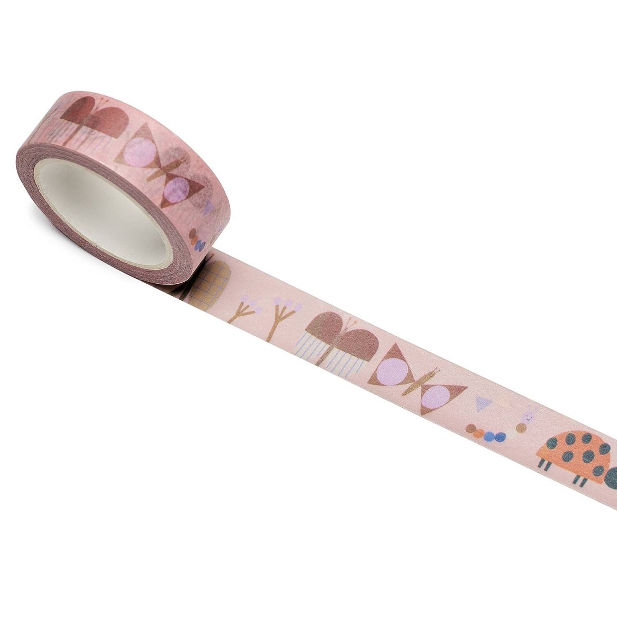 nuukk - MARIENKÄFER Washi Tape - ROSA ECK - 1 - 5 €, Lila,