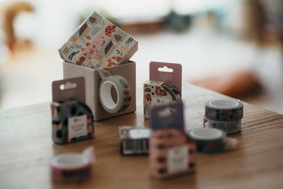 nuukk - MARIENKÄFER Washi Tape - ROSA ECK - 1 - 5 €, Lila,