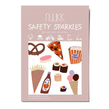 nuukk - Reflektierende Sticker • Fast Food - ROSA ECK