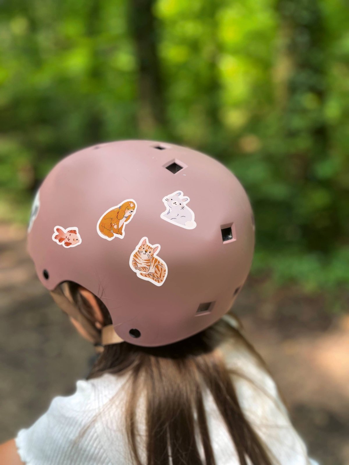 nuukk - Reflektierende Sticker • Haustiere - ROSA ECK