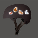 nuukk - Reflektierende Sticker • Haustiere - ROSA ECK