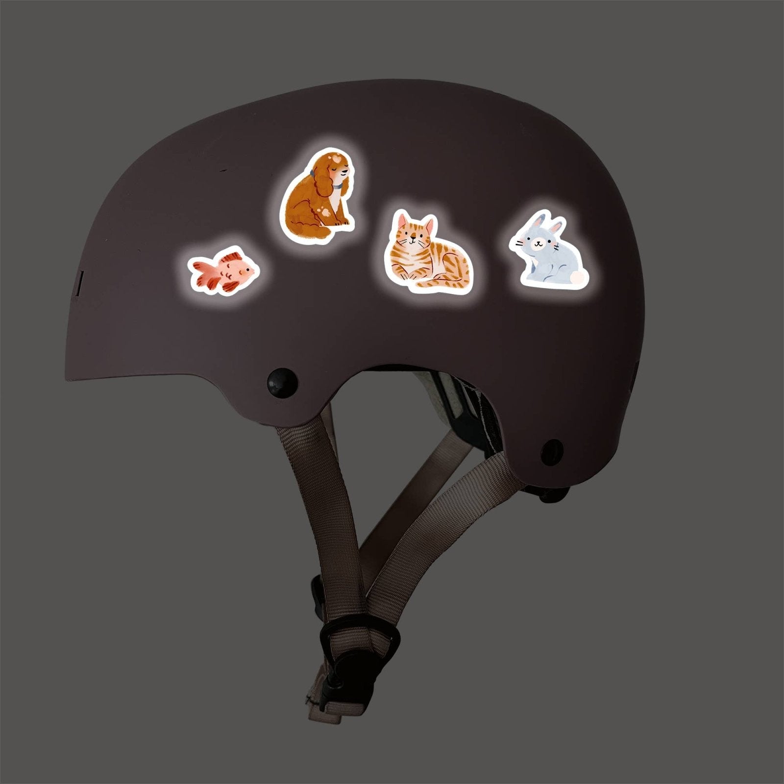 nuukk - Reflektierende Sticker • Haustiere - ROSA ECK