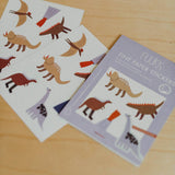 nuukk - Stickerbogen • Dinosaurs (3 Bögen) - ROSA ECK