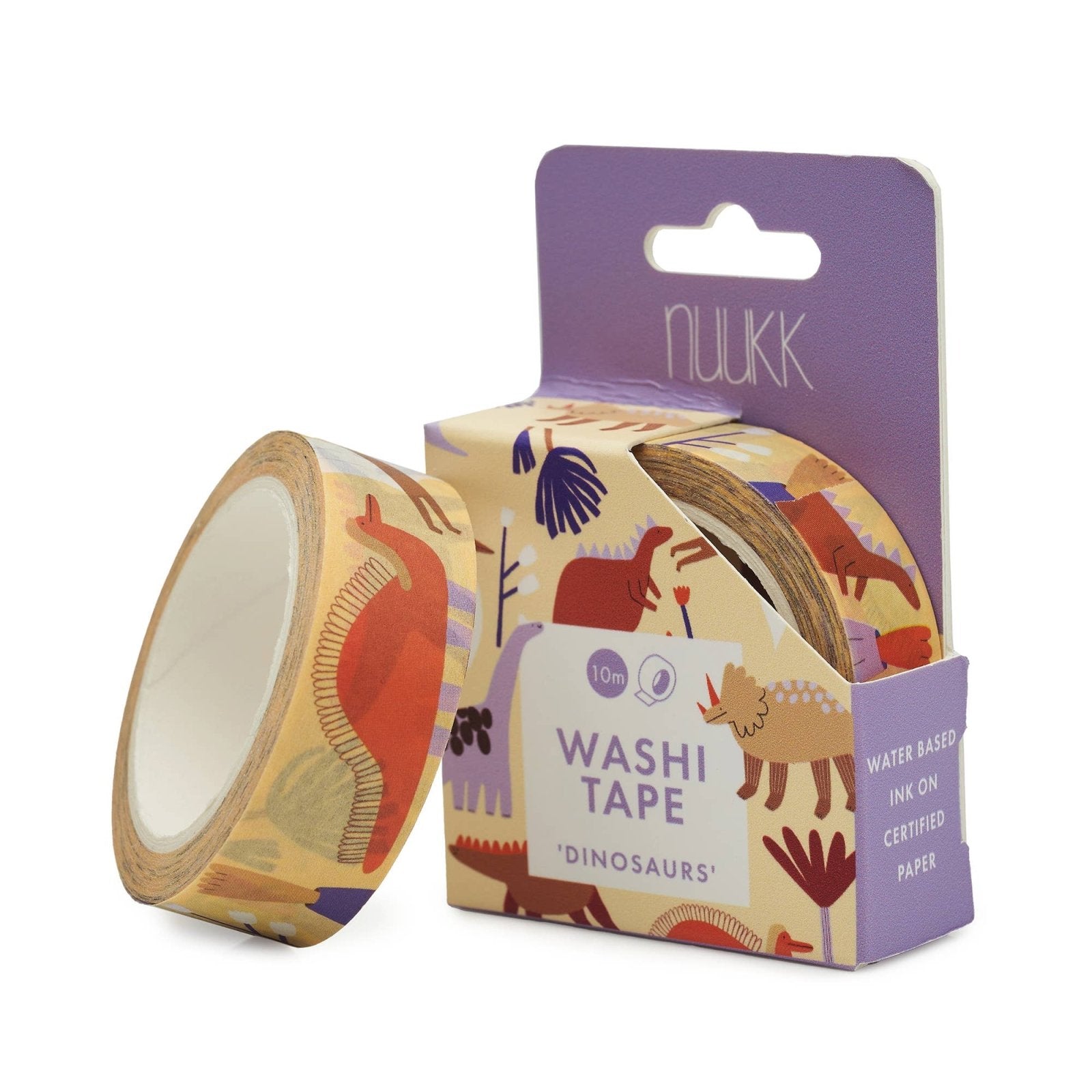 nuukk - Washi Tape • Dinosaurier - ROSA ECK