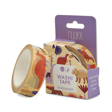 nuukk - Washi Tape • Dinosaurier - ROSA ECK