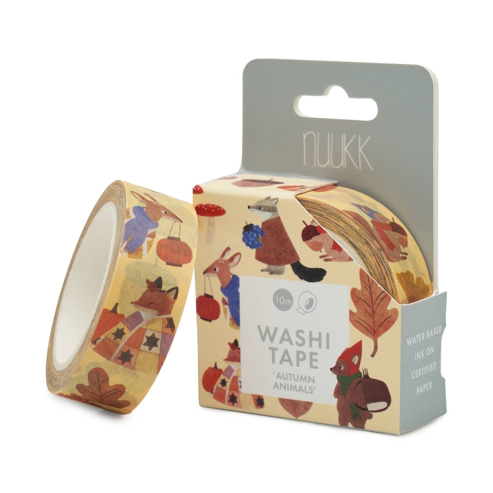 nuukk - Washi Tape • Waldtiere - ROSA ECK