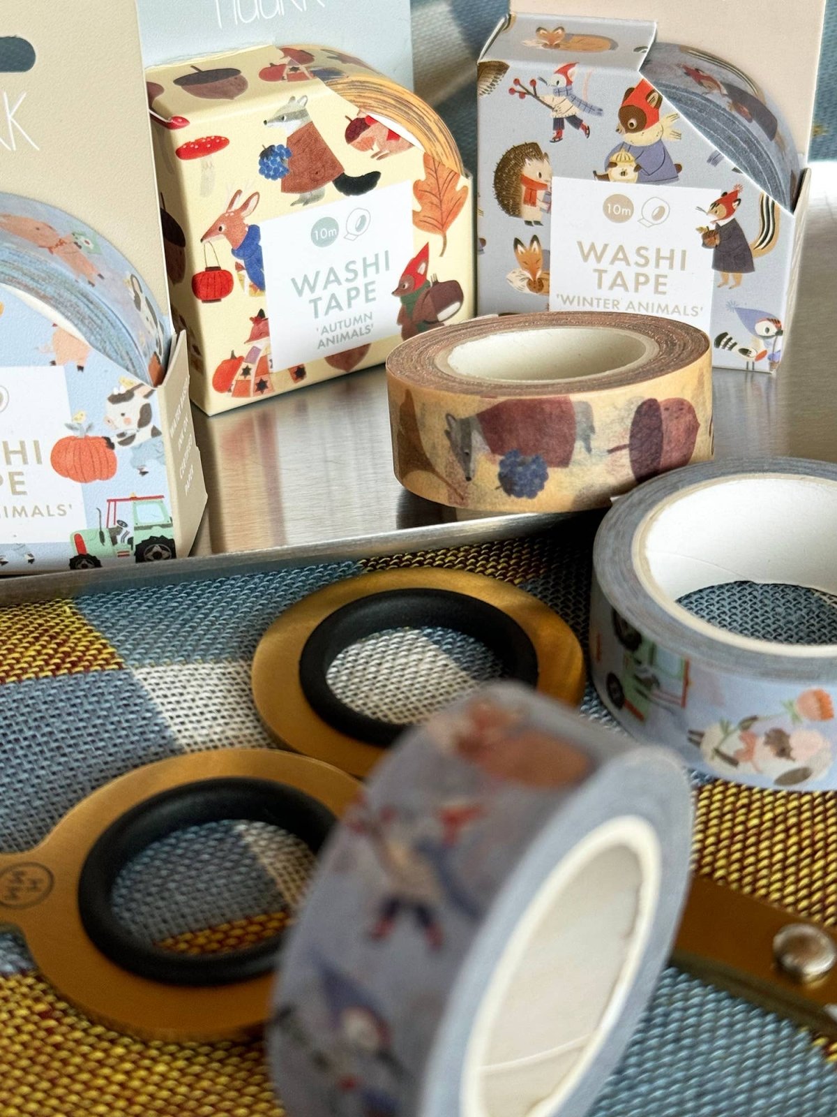 nuukk - Washi Tape • Waldtiere - ROSA ECK