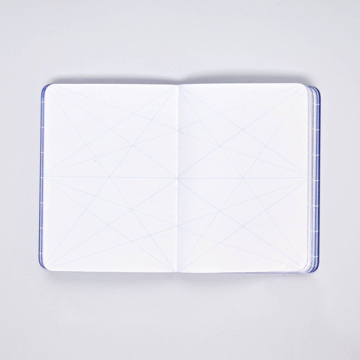 nuuna BREAK THE GRID BLUE Notebook A6