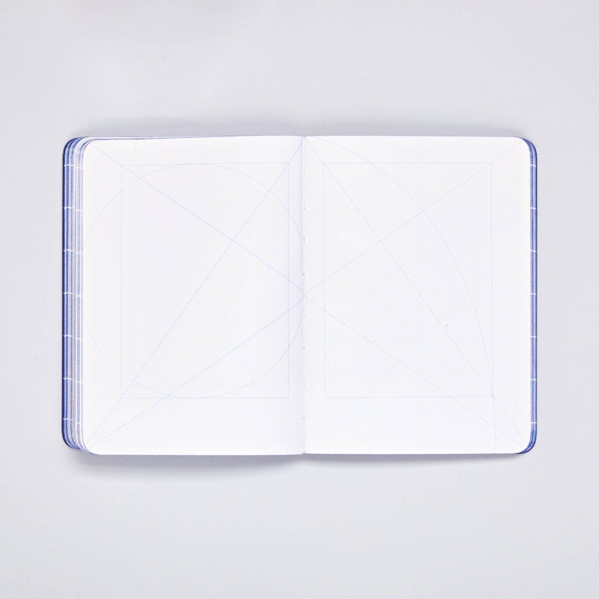 nuuna BREAK THE GRID BLUE Notebook A6