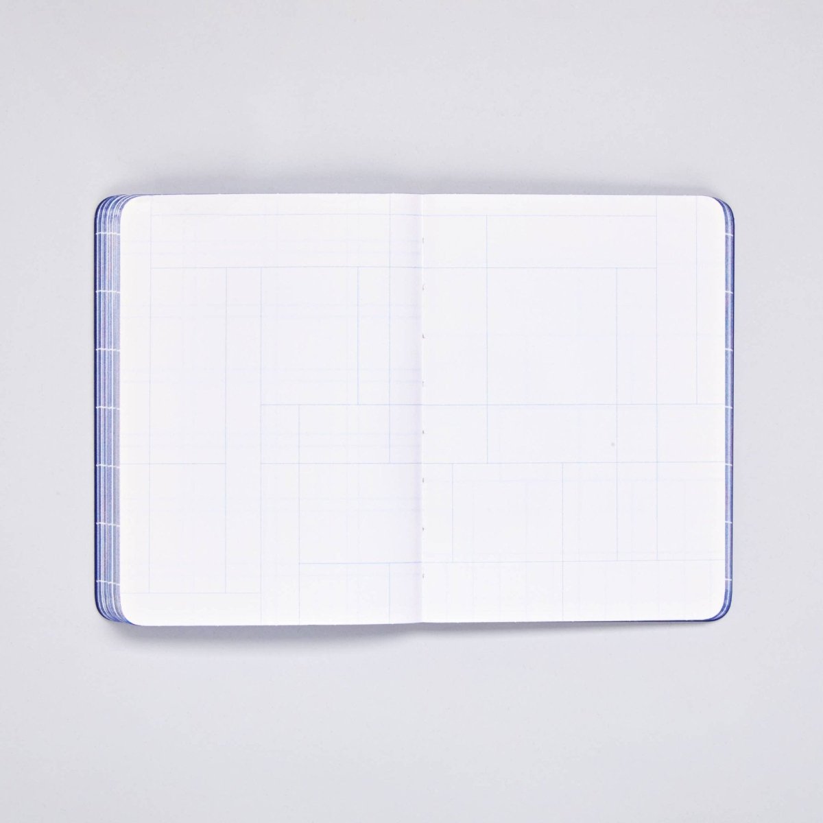 nuuna BREAK THE GRID BLUE Notebook A6