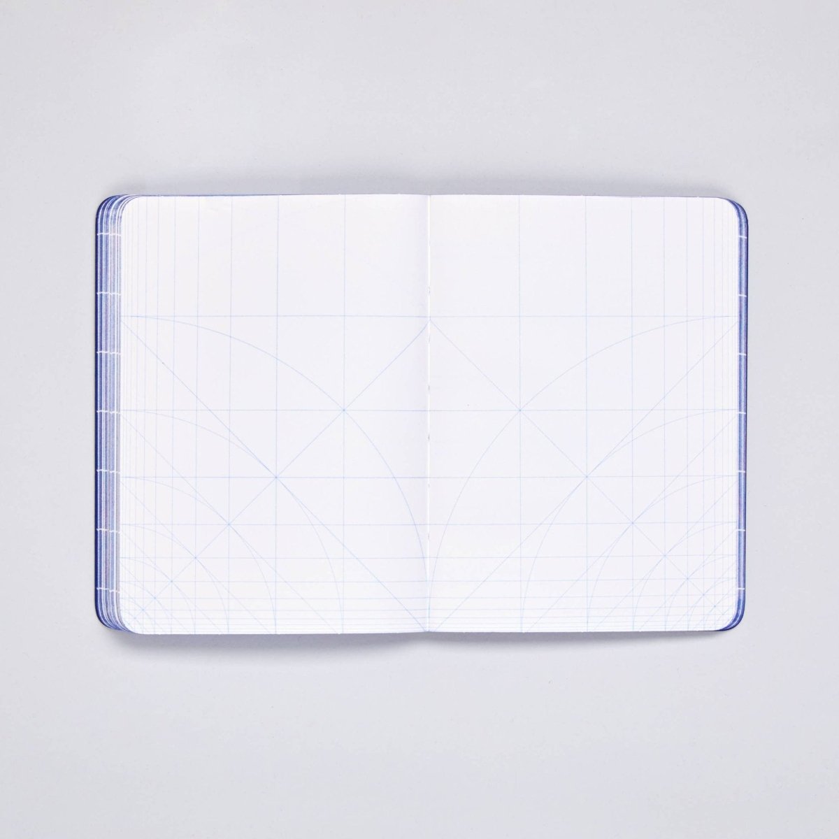 nuuna BREAK THE GRID BLUE Notebook A6