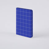 nuuna - BREAK THE GRID Notebook (A6+) Blau - ROSA ECK - Blau, Papier, S