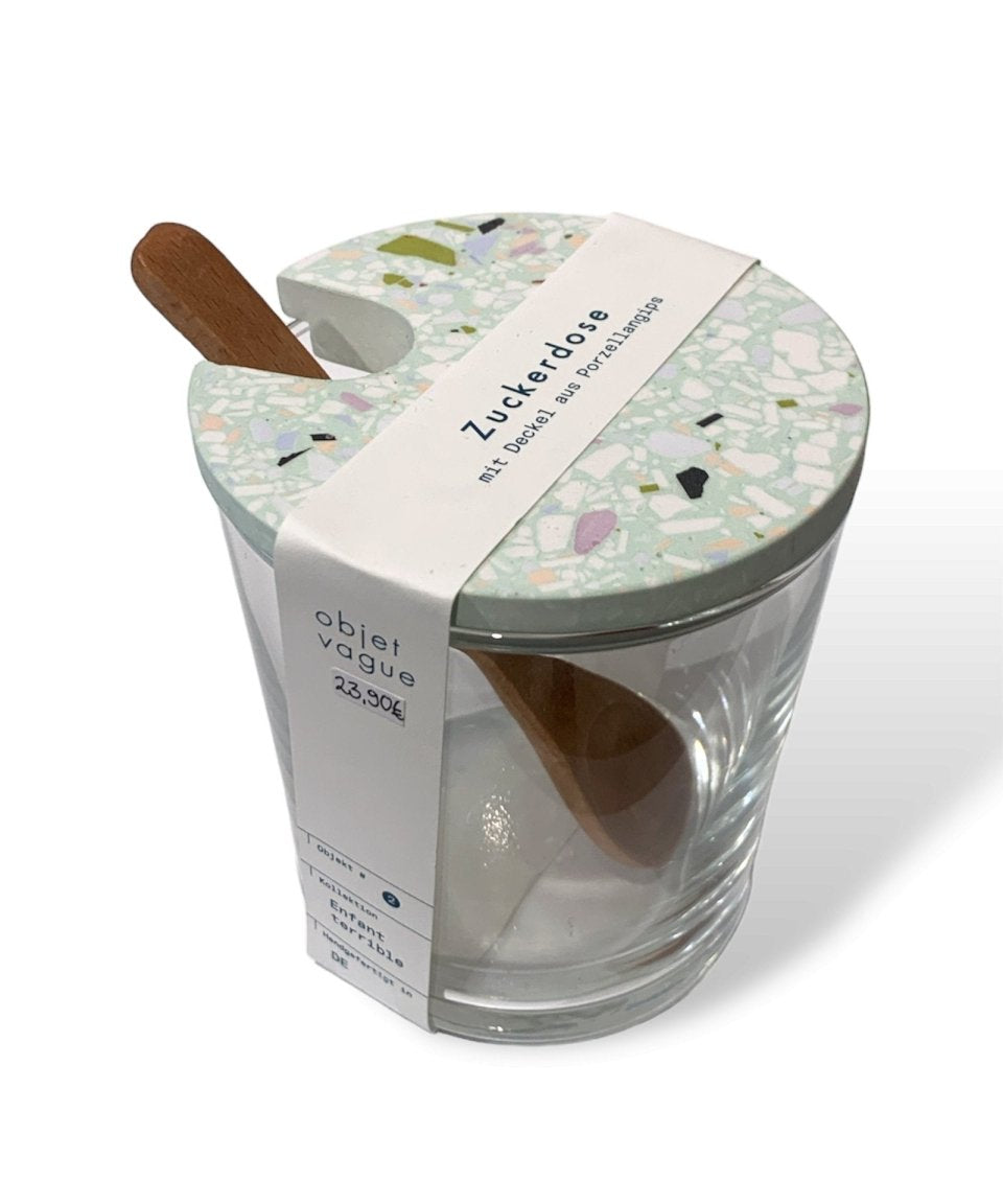 objet vague - ENFANT TERRIBLE Zuckerdose Türkis - ROSA ECK - Türkis, ,