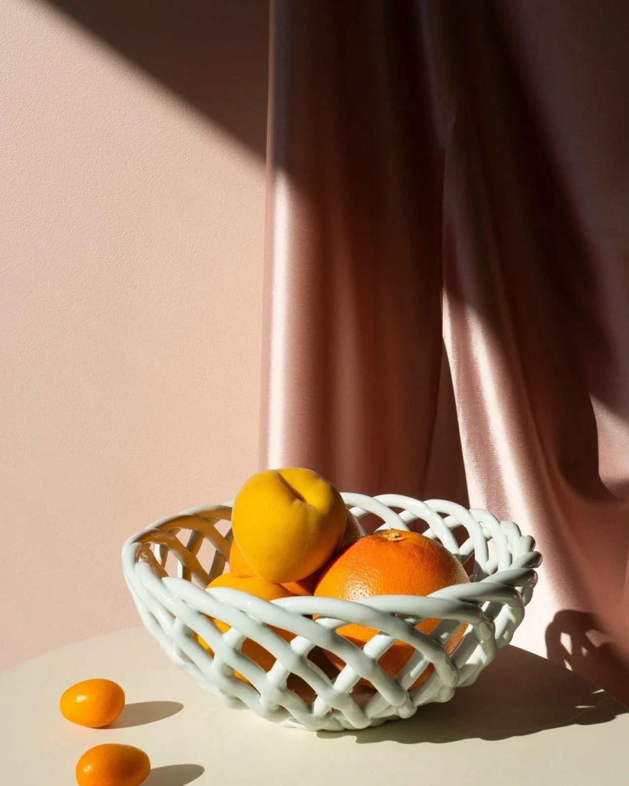 Octaevo - SICILIA Obstkorb (⌀ 25 cm) Light Mint - ROSA ECK Concept Store