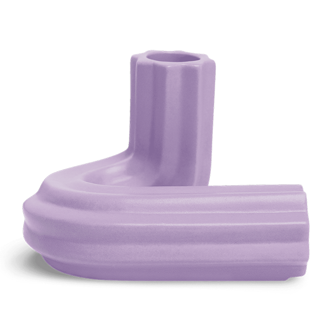 Octaevo - TEMPLO Kerzenhalter | Lilac - ROSA ECK - Lila, ,