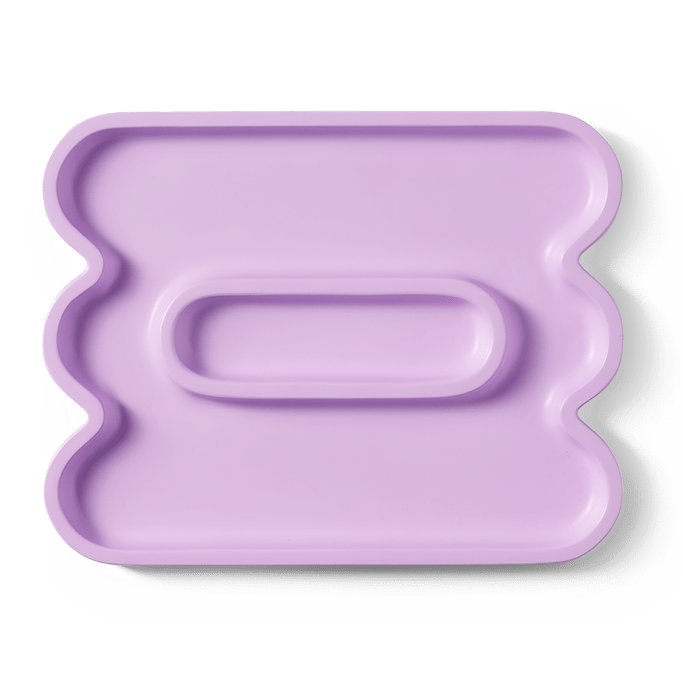 Octaevo - TEMPLO WAVE Tablett | Lilac - ROSA ECK - Lila, ,