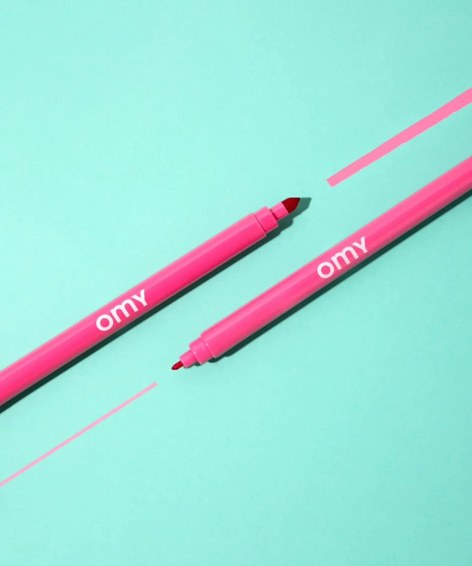 OMY - Buntes Filzstifte (16er - Set) • Ultralöslich - Filzstift - ROSA ECK Concept Store