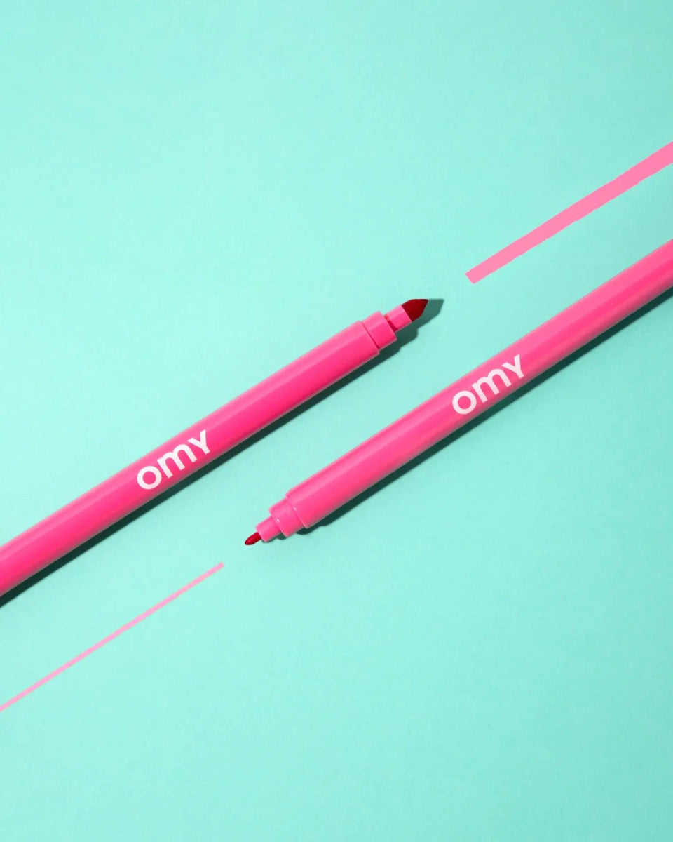 OMY - Buntes Filzstifte (16er - Set) • Ultralöslich - Filzstift - ROSA ECK Concept Store
