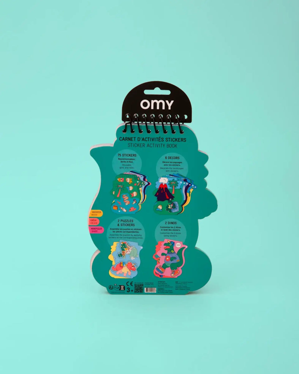 OMY - DINOS Sticker - Aktivitätsbuch - Sticker - ROSA ECK Concept Store