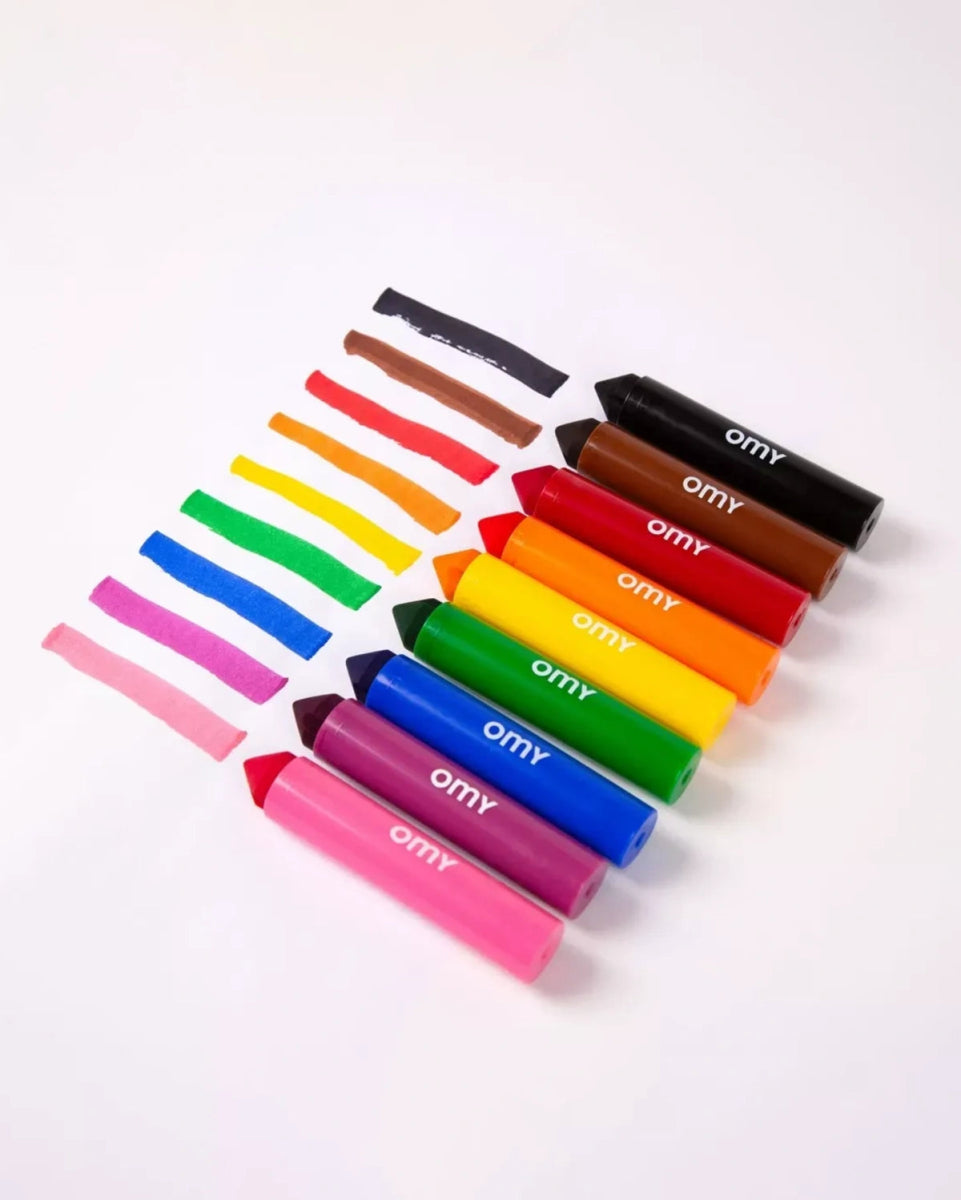 OMY - Mehrfarbige Filzstifte (9er - Set) • Jumbo - Filzstift - ROSA ECK Concept Store