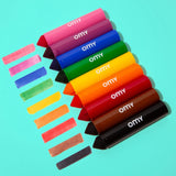 OMY - Mehrfarbige Filzstifte (9er - Set) • Jumbo - Filzstift - ROSA ECK Concept Store