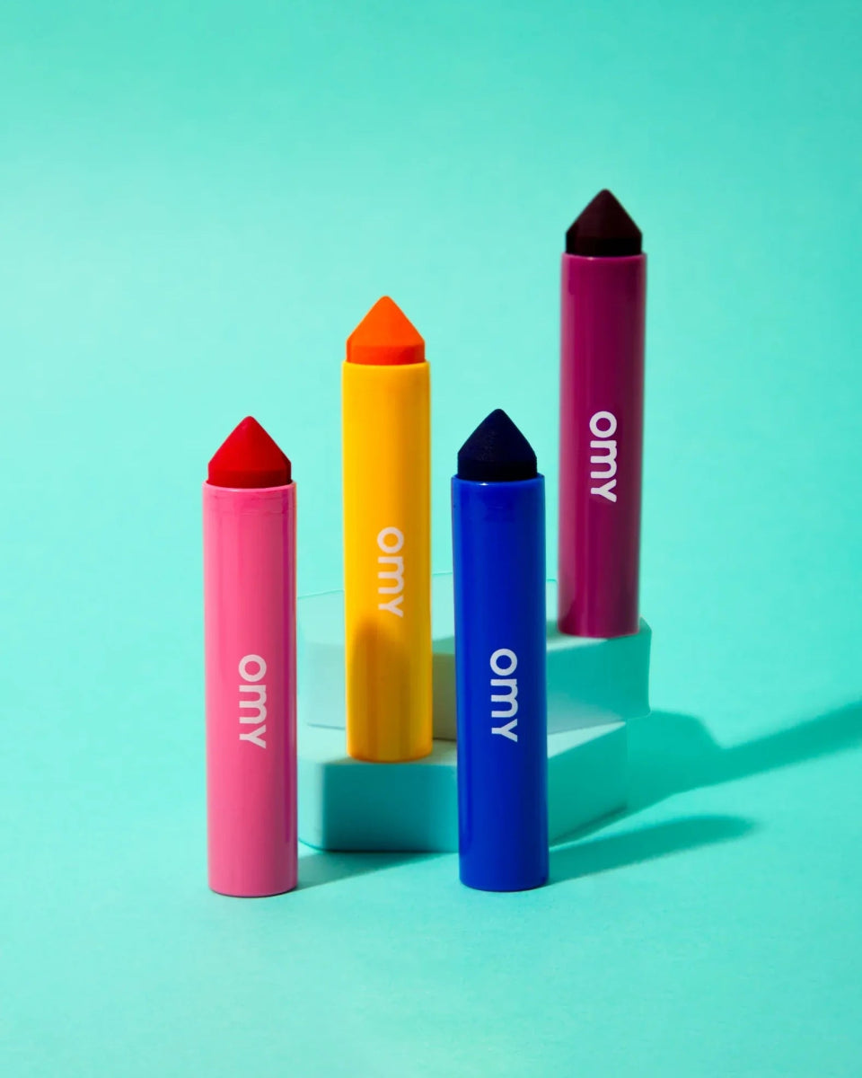 OMY - Mehrfarbige Filzstifte (9er - Set) • Jumbo - Filzstift - ROSA ECK Concept Store
